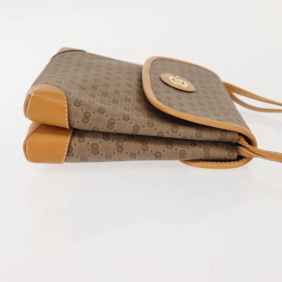 GUCCI Micro GG Supreme Shoulder Bag PVC Beige Gold 007 92 5548 Auth ep10883 - Picture 6 of 16